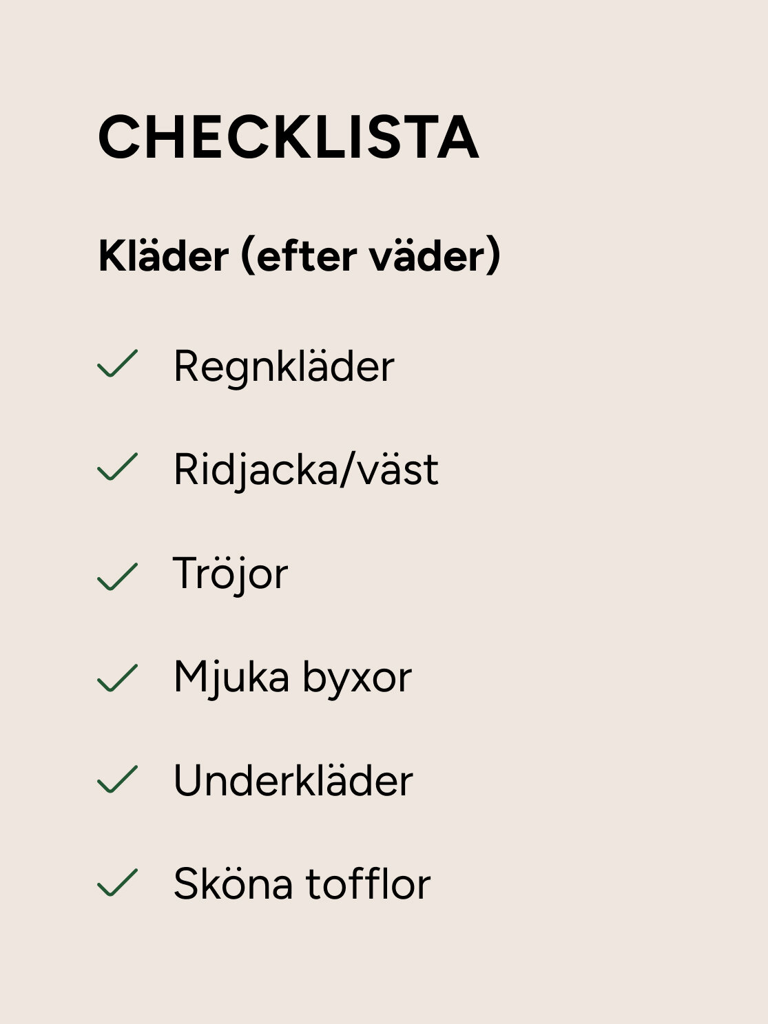 checklist