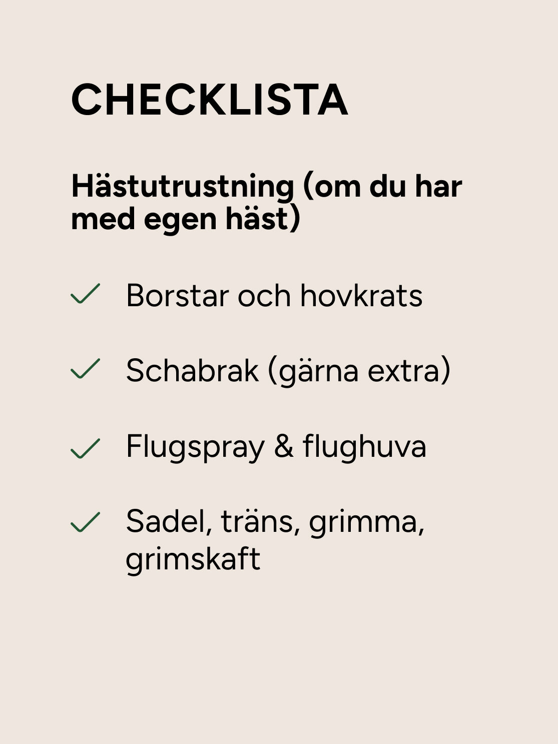checklist