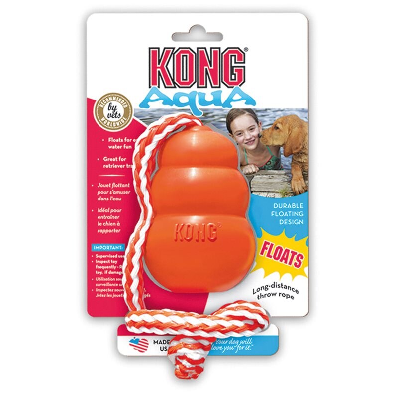 Hundleksak Aqua Kong® Röd