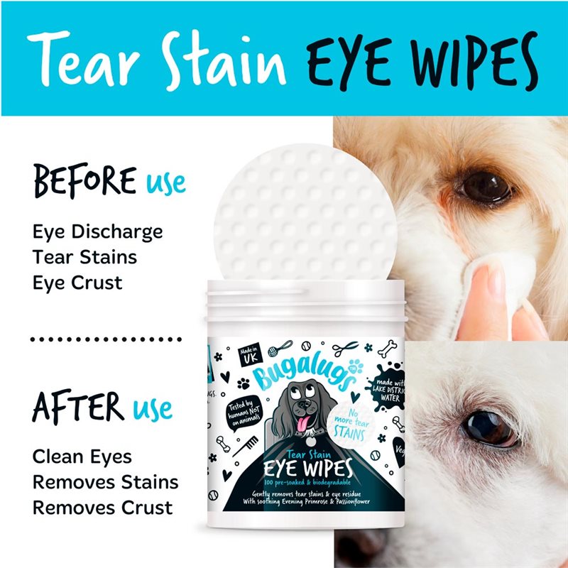 Pre-Soaked Eye Pads Bugalugs