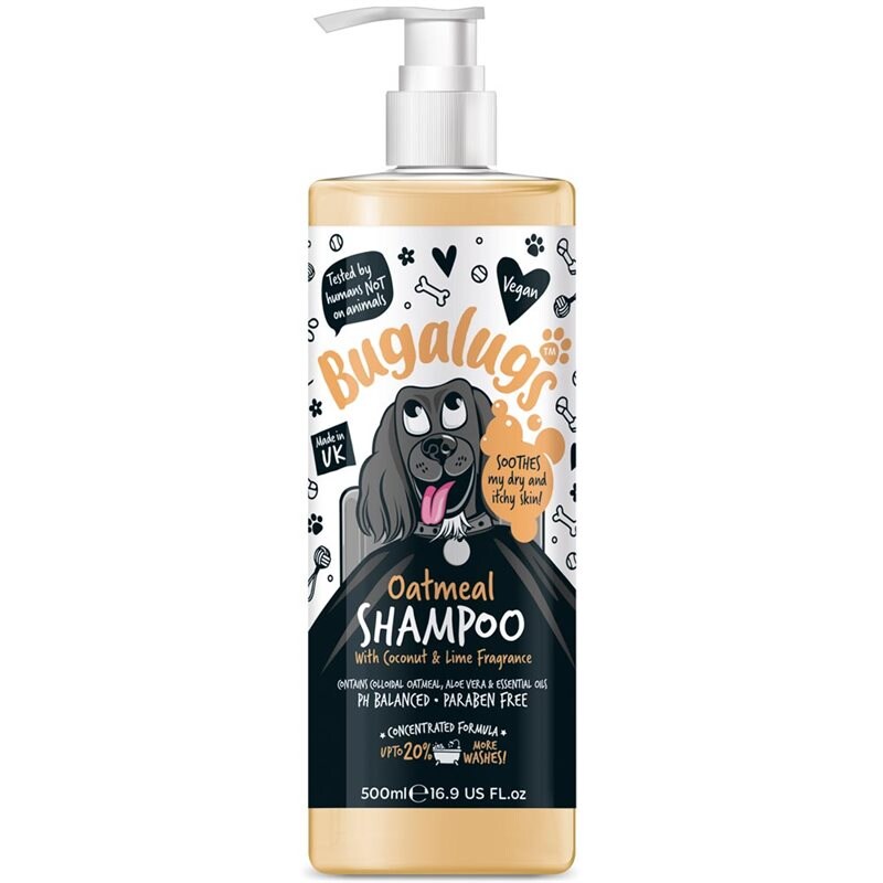 Hundschampo Oatmeal & Aloe 500ml Bugalugs