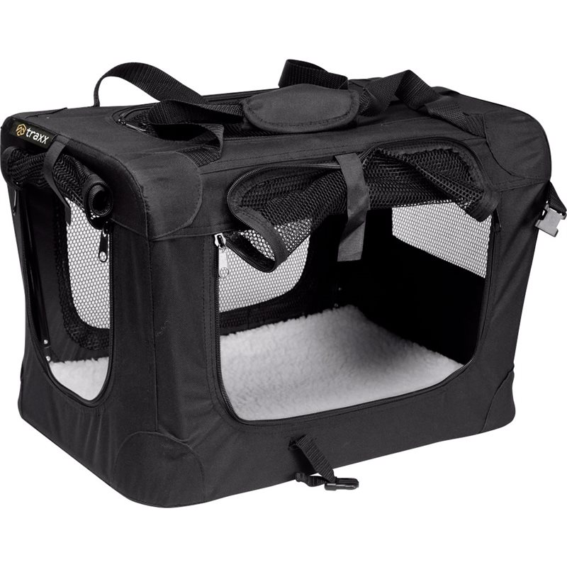 Hundbur traxx® Svart