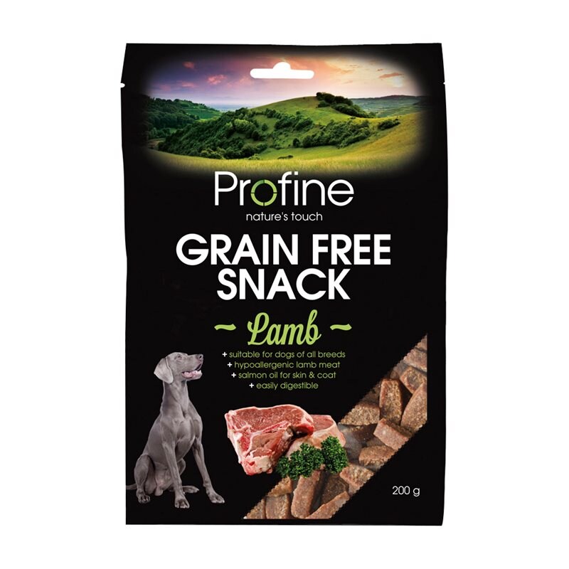 Hundgodis Grain Free Semi Moist Snack Lamb 200 g Profine