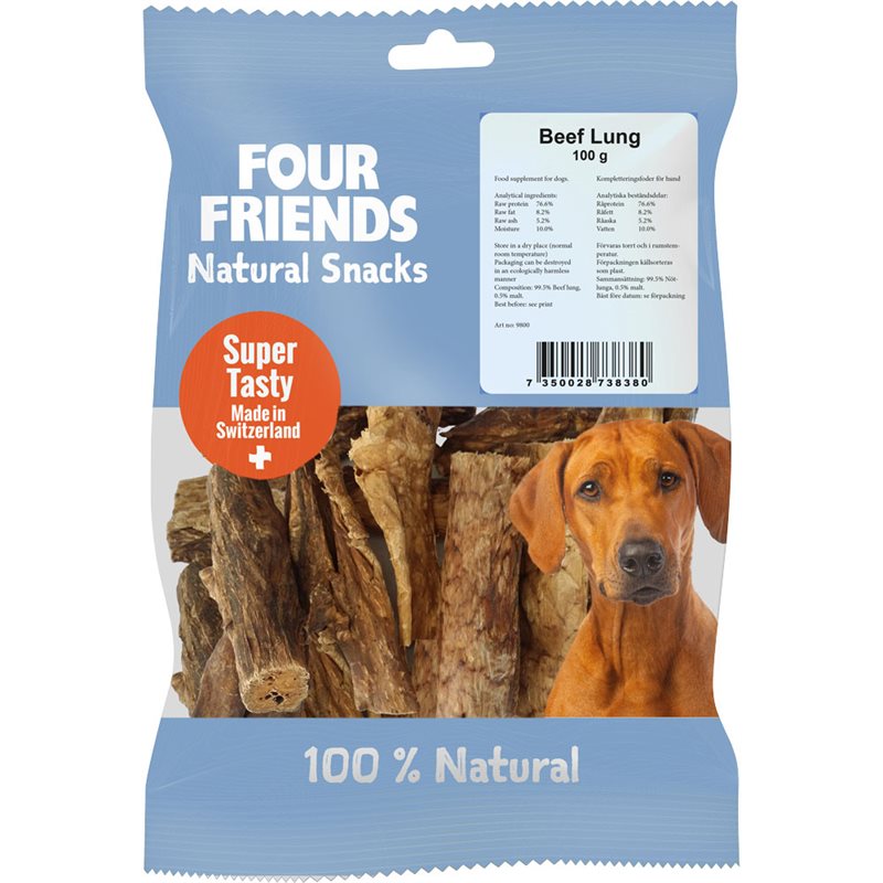 Product Image for Naturtugg  Beef Lung 100 g FourFriends