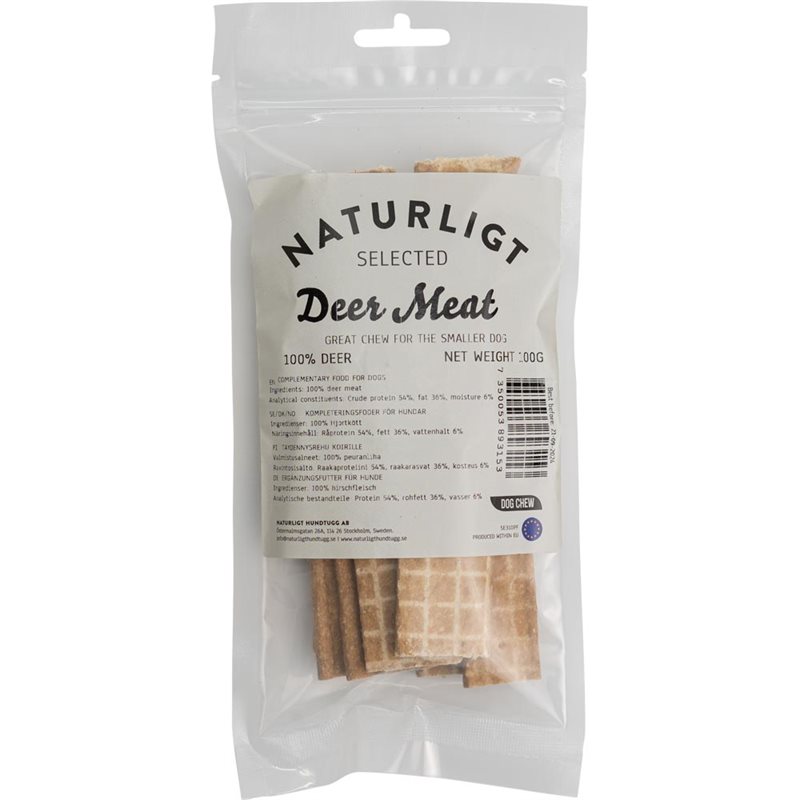 Product Image for Hundgodis  Deer Meat 100g Naturligt Selected