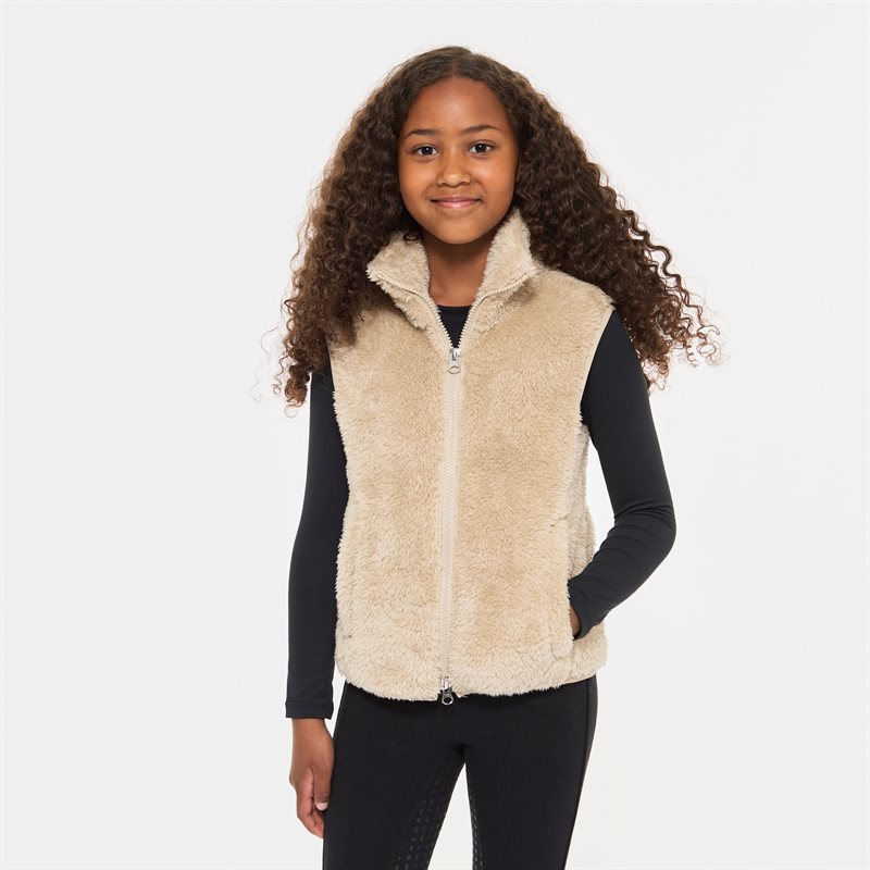 Fleeceväst Junior Betty CRW® Beige