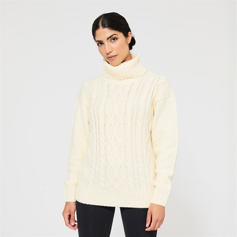 Stickad tröja Tucker JH Collection® Creme