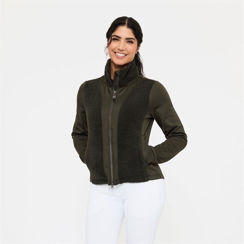 Cardigan Taylor JH Collection® Rosin Green