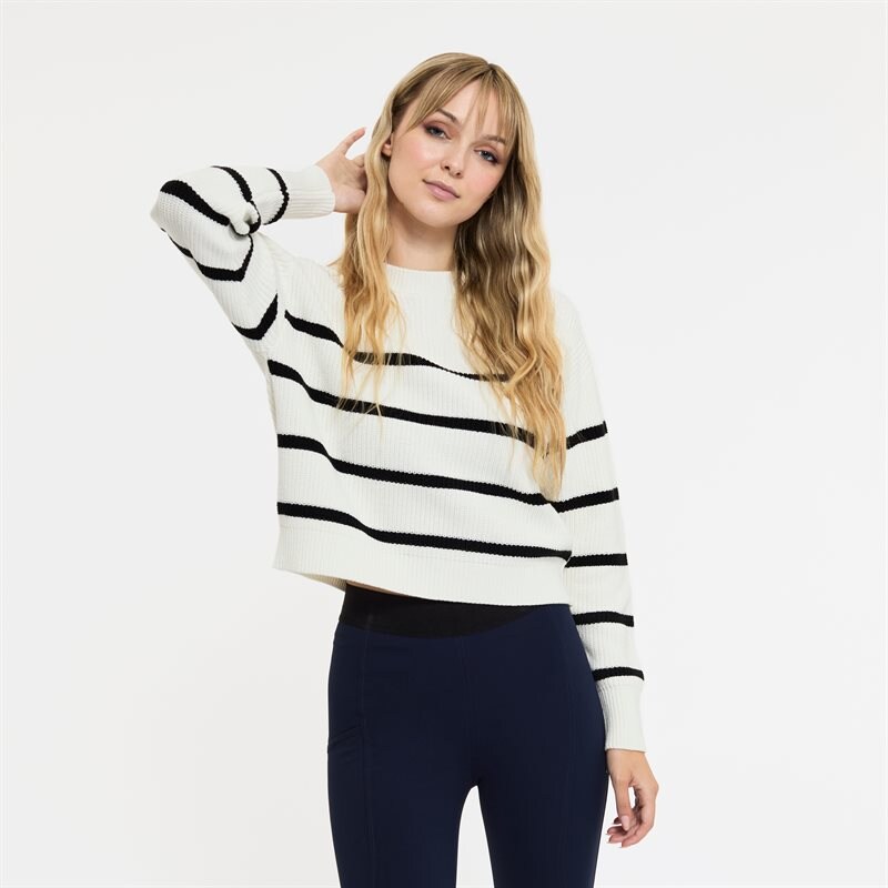 Stickad tröja Ines CRW® Creme