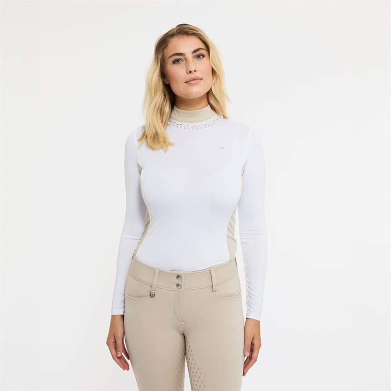 Tävlingstopp Långärmad Piper Fairfield® Vit