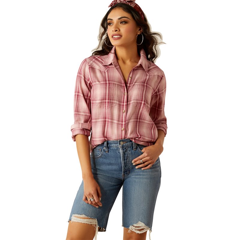 Skjorta Wms Billie Jean ARIAT® Dusty Pink