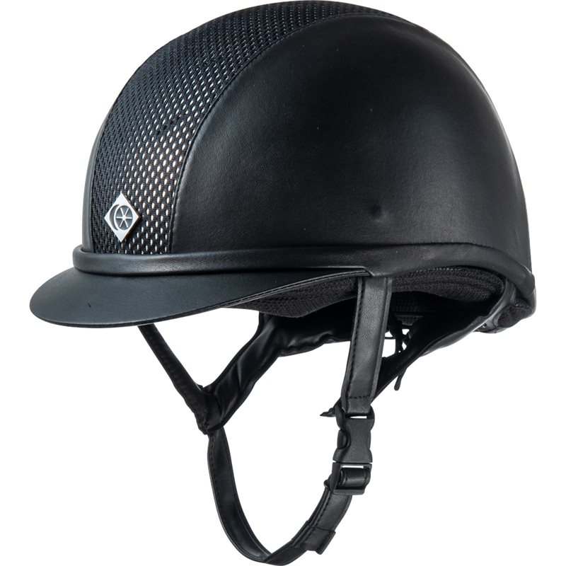 Ridhjälm VG1 AYR8 Plus Charles Owen Svart/silver