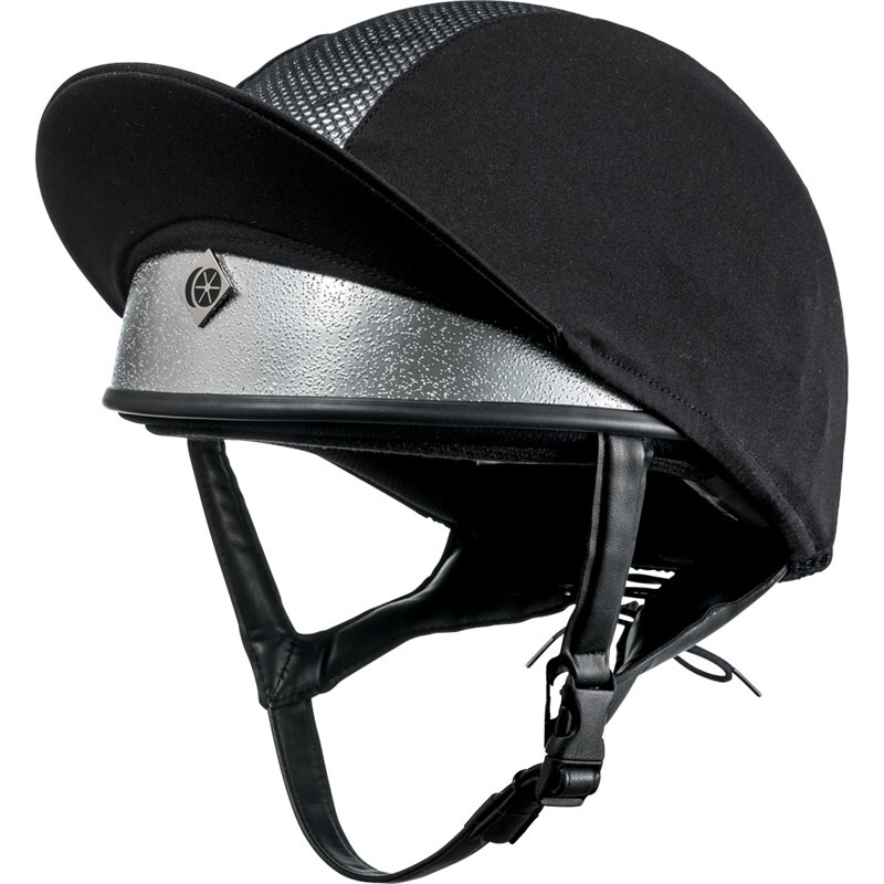 Ridhjälm VG1 Pro Skull II Plus Charles Owen Silver
