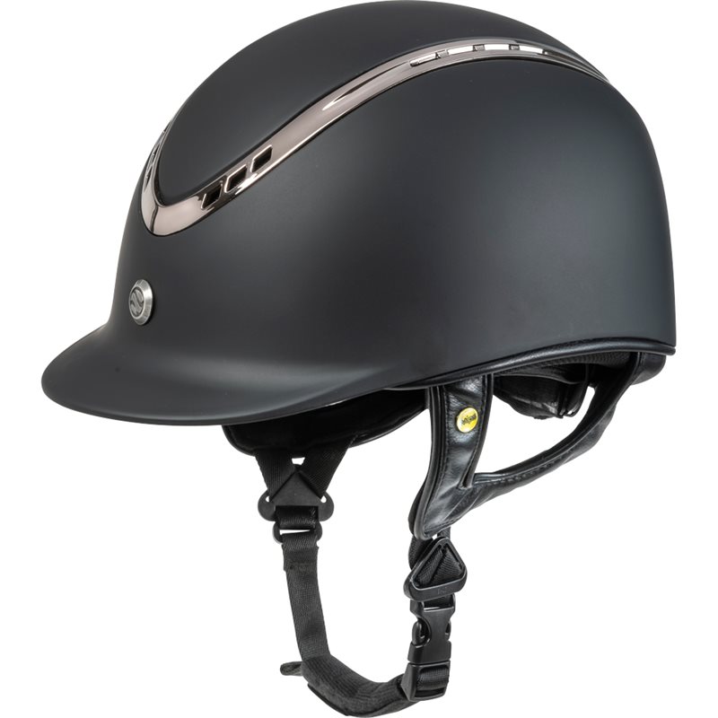 Ridhjälm VG1 Pardus Smooth Top Back on Track® Svart