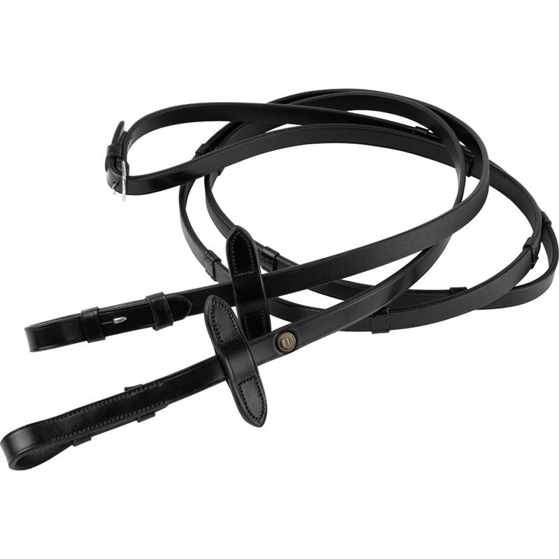 Lädertygel JH Collection® Svart