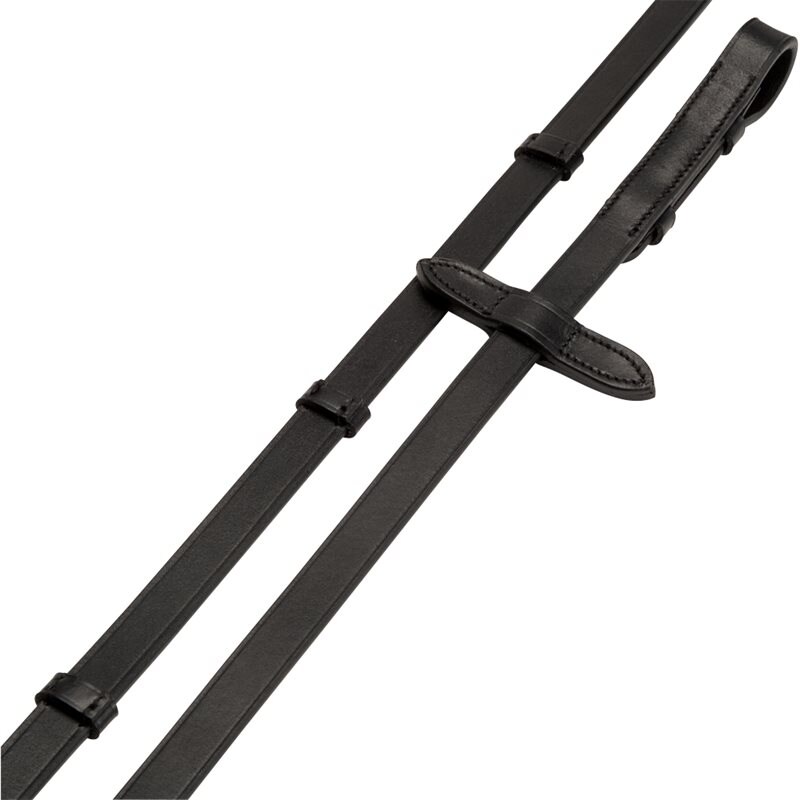 Lädertygel Fairfield® Svart