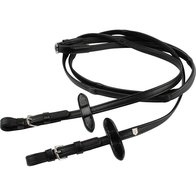 Lädertygel Fairfield® Svart