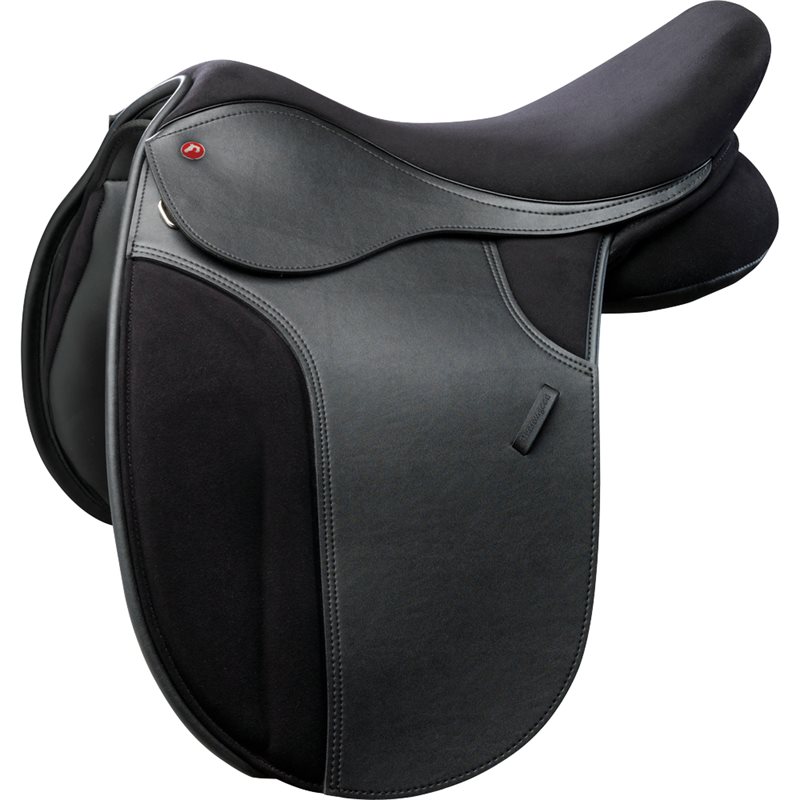 Dressyrsadel T4 Cob Thorowgood® Svart