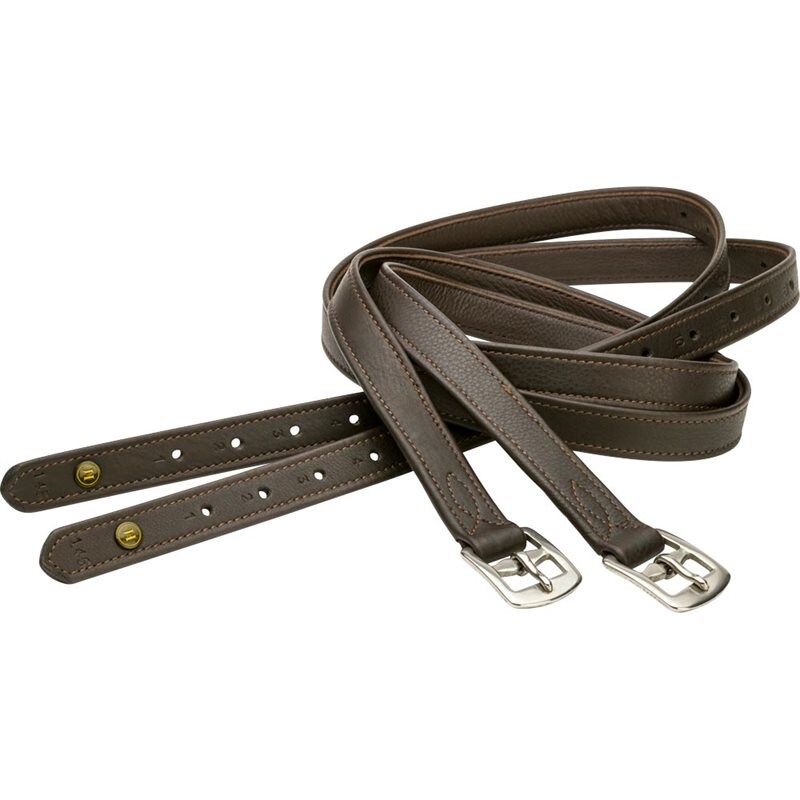 Stigläder JH Collection® Mörkbrun