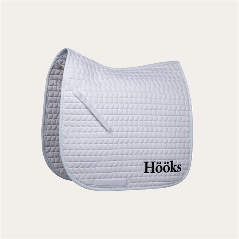 Dressyrschabrak Logo Hööks Vit
