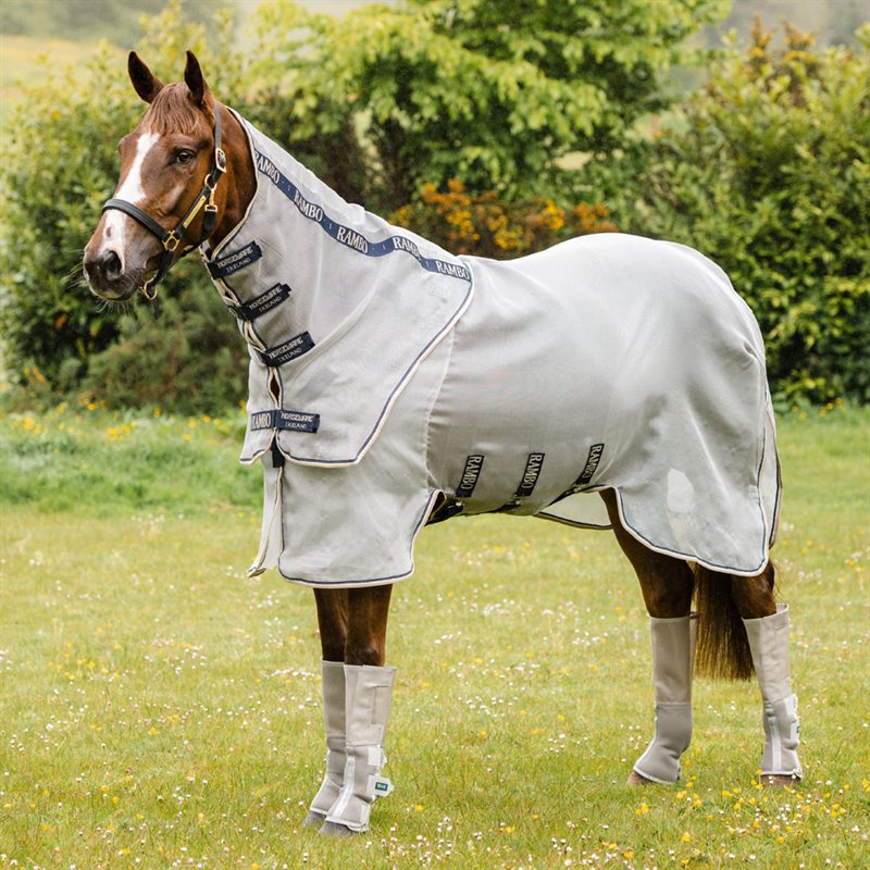 Flugtäcke Rambo Protector Horseware® Silver