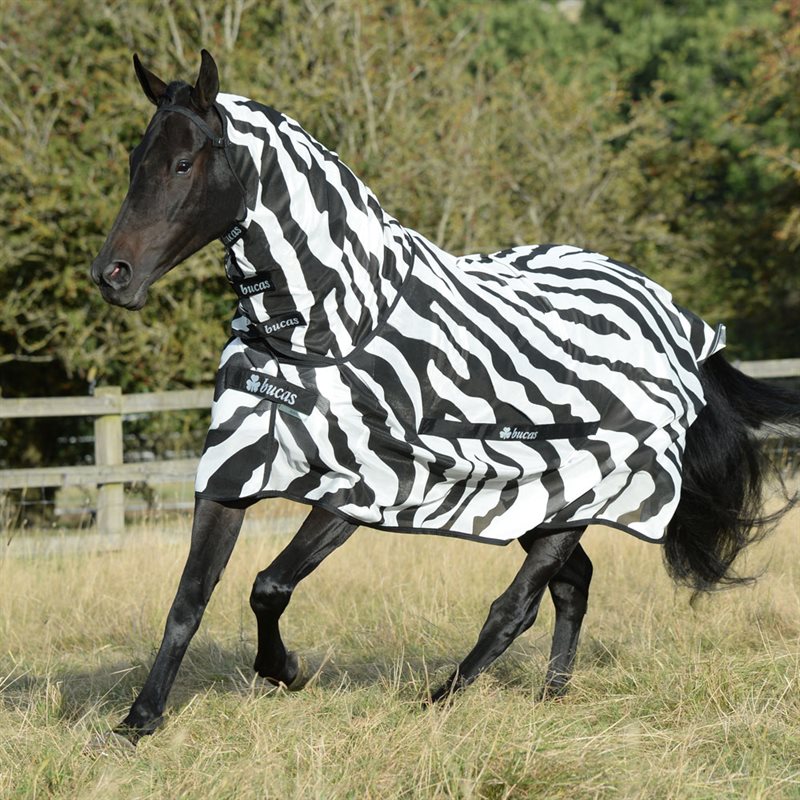 Flugtäcke Buzz-Off Zebra Bucas Svart