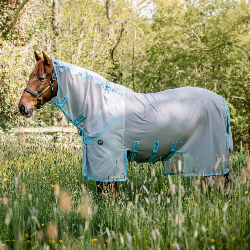 Flugtäcke AmECO Bug Buster Horseware® Silver