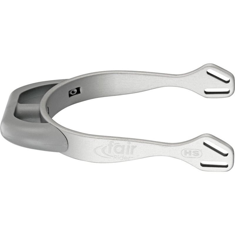 Sporrar fairRider Round Flattened Sprenger Silver