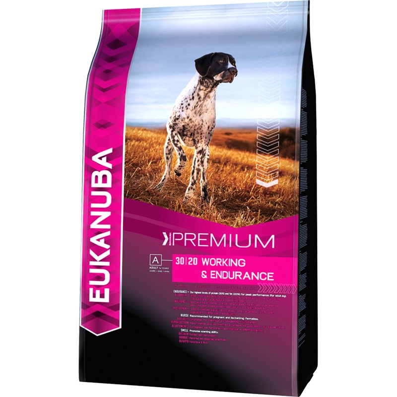 Torrfoder Hund Working & Endurance 15 kg Eukanuba