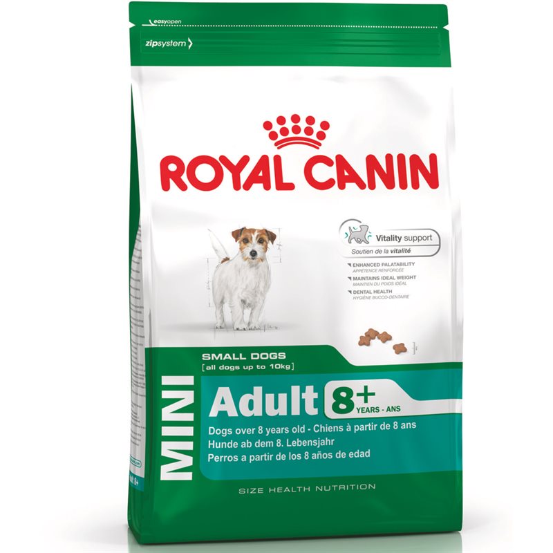 Product Image for Torrfoder Hund  MINI ADULT +8 8 kg Royal Canin