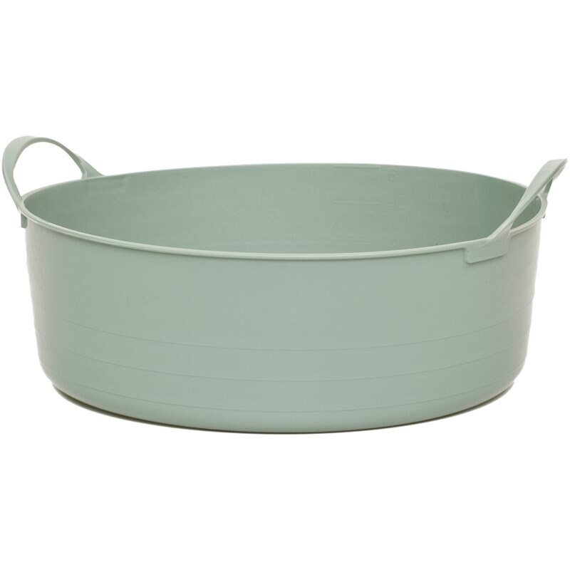 Foderskål V-Trug Flexi 6 L V-PLAST Sagegrön