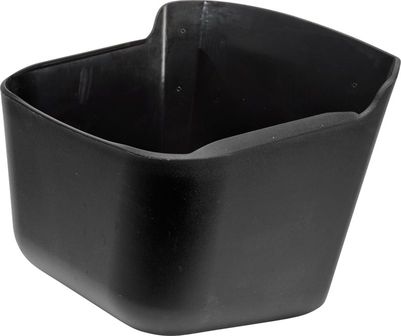 Foderkrubba V-PLAST Svart