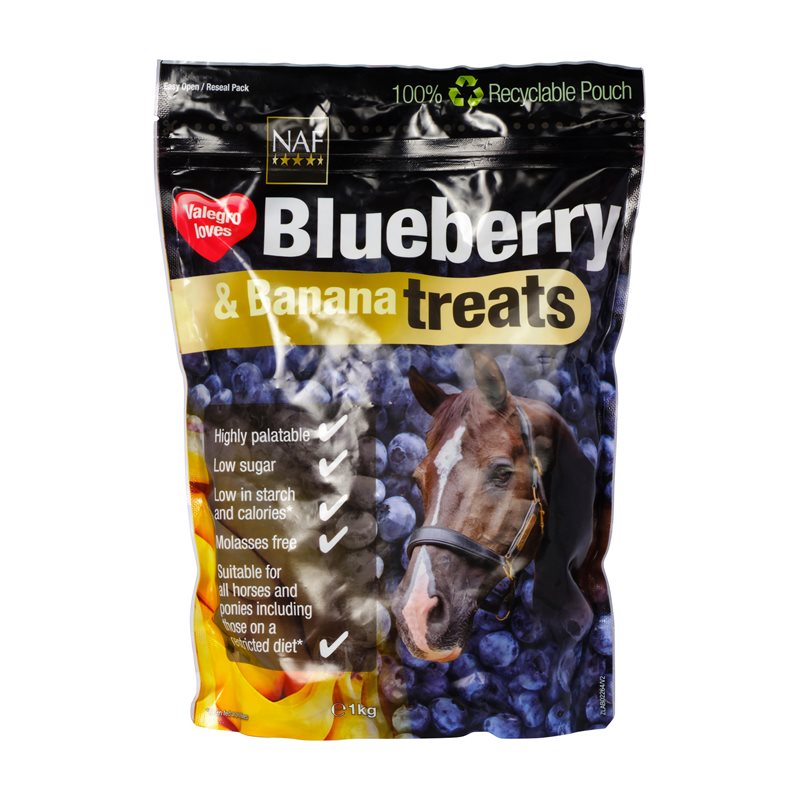 Hästgodis Bluberry & Banana NAF