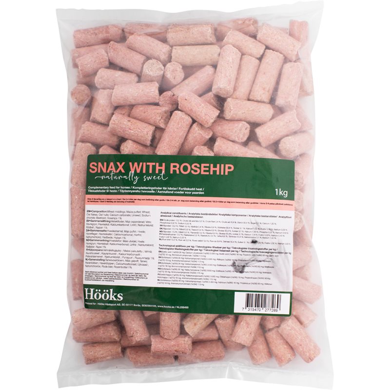 Hästgodis 1 kg Rosehip Snax Hööks