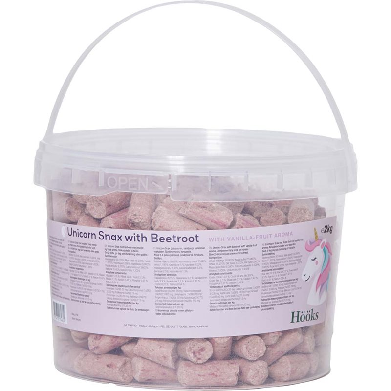 Hästgodis UnicornSnax Hööks Rosa