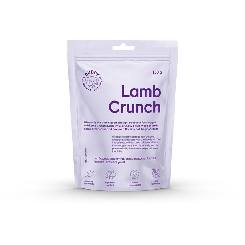 Product Image for Hundgodis 150 g Crunchy Snack Lamb BUDDY