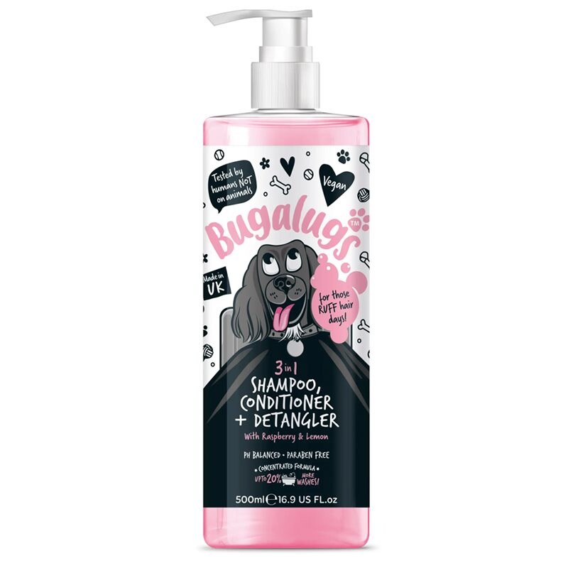 Hundschampo 3 in1 Raspberry & Lemon Bugalugs