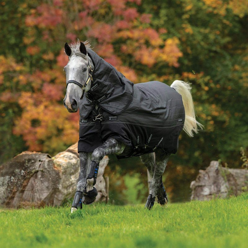 Vintertäcke 250 g Amigo Bravo 12 Reflectech Plus Turnout Horseware® Svart