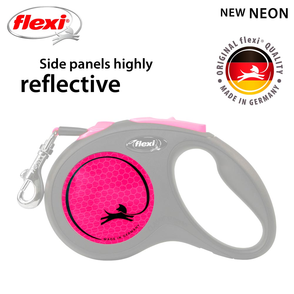 Reflexkoppel  New Neon S Flexi