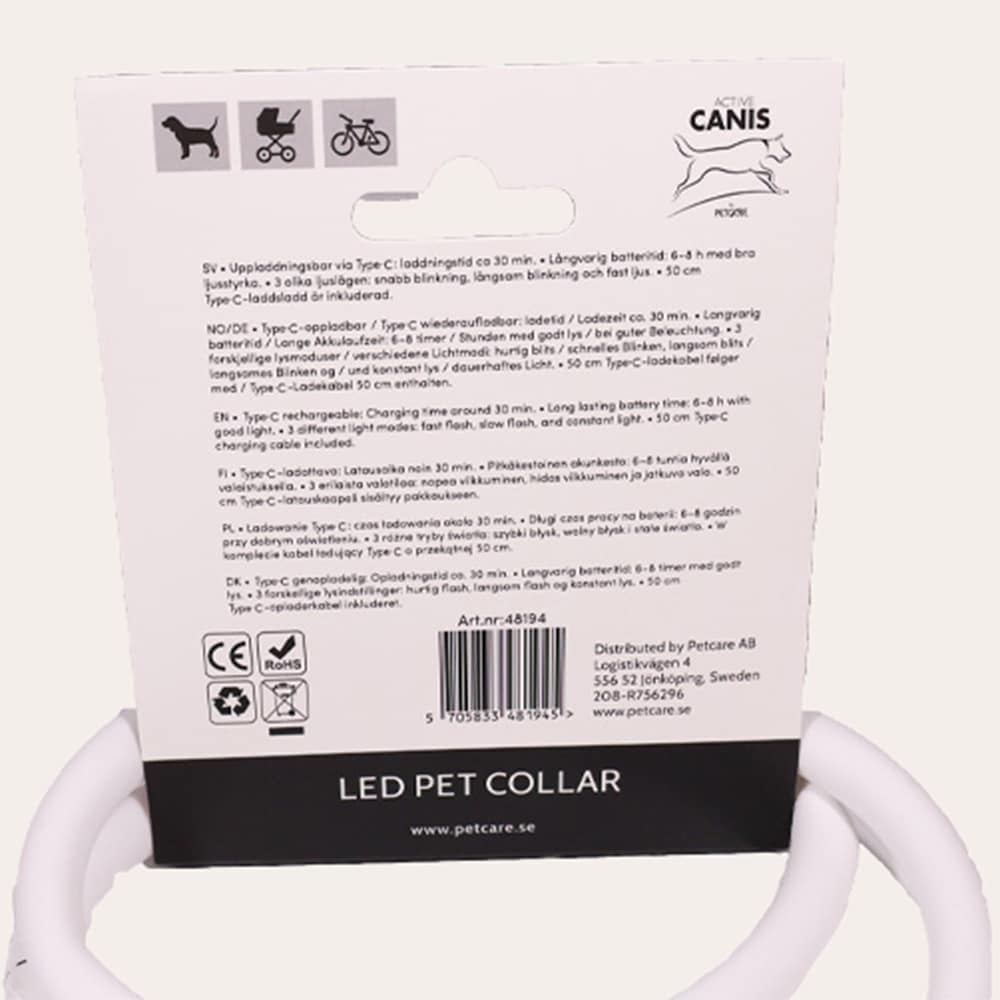 Halsband  LED Pet Collar Active Canis