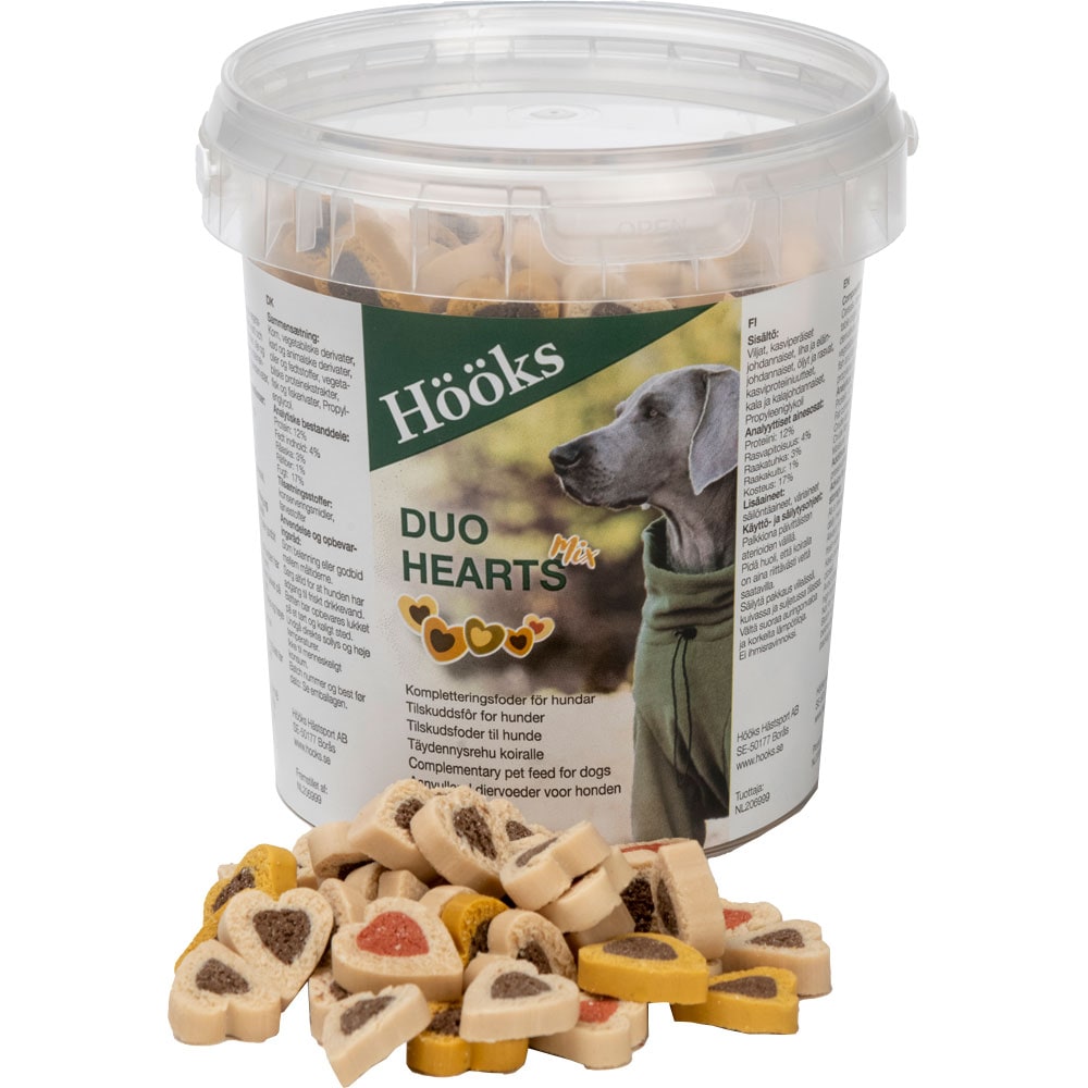 Hundgodis  Duo Heart Mix Hööks