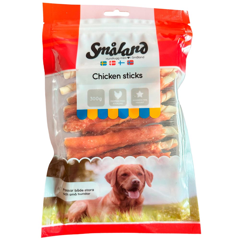 Hundtugg  Chicken Sticks 300g Småland