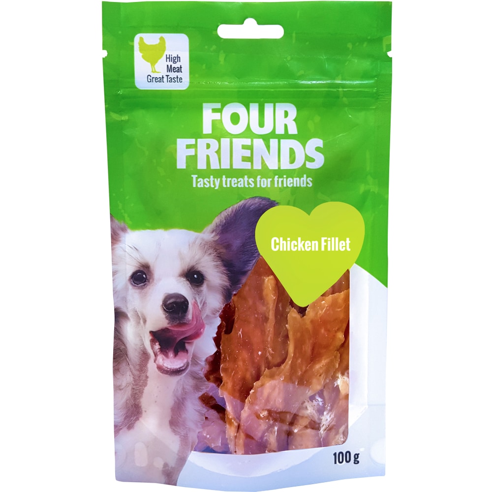 Hundgodis  Chicken Fillet 100 g FourFriends