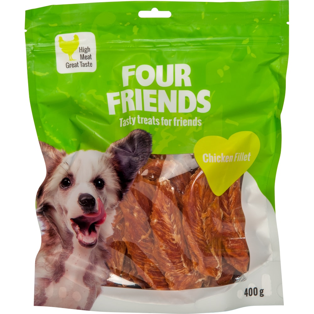 Hundgodis  Chicken Fillet 400 g FourFriends