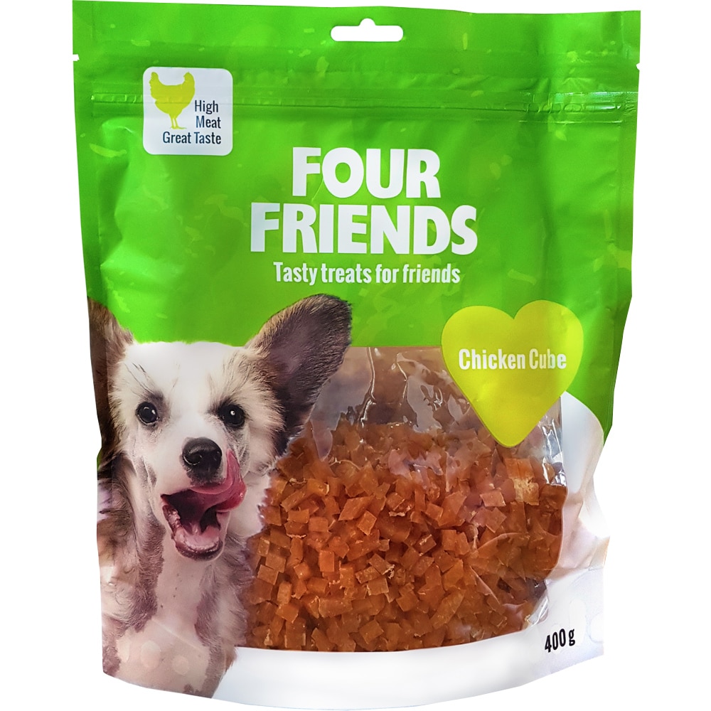 Hundgodis  Chicken Cube 400 g FourFriends