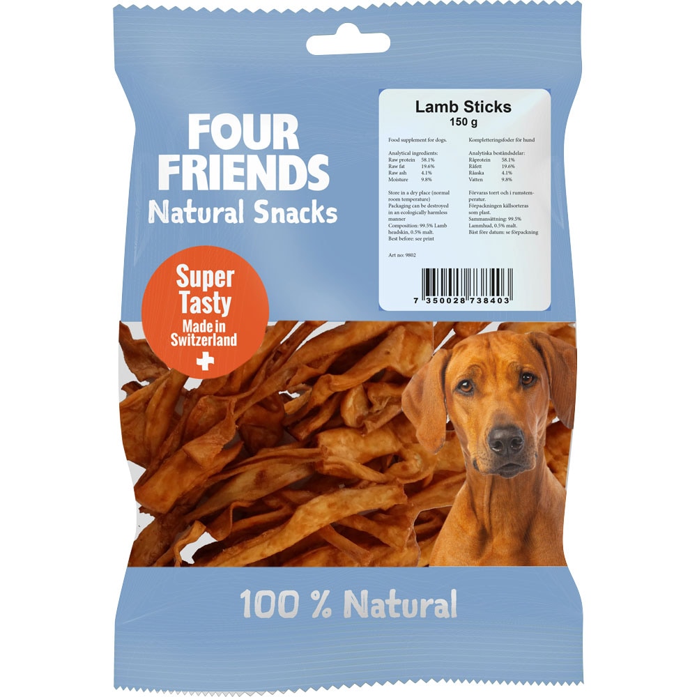 Naturtugg  Lamb Sticks 150 g FourFriends