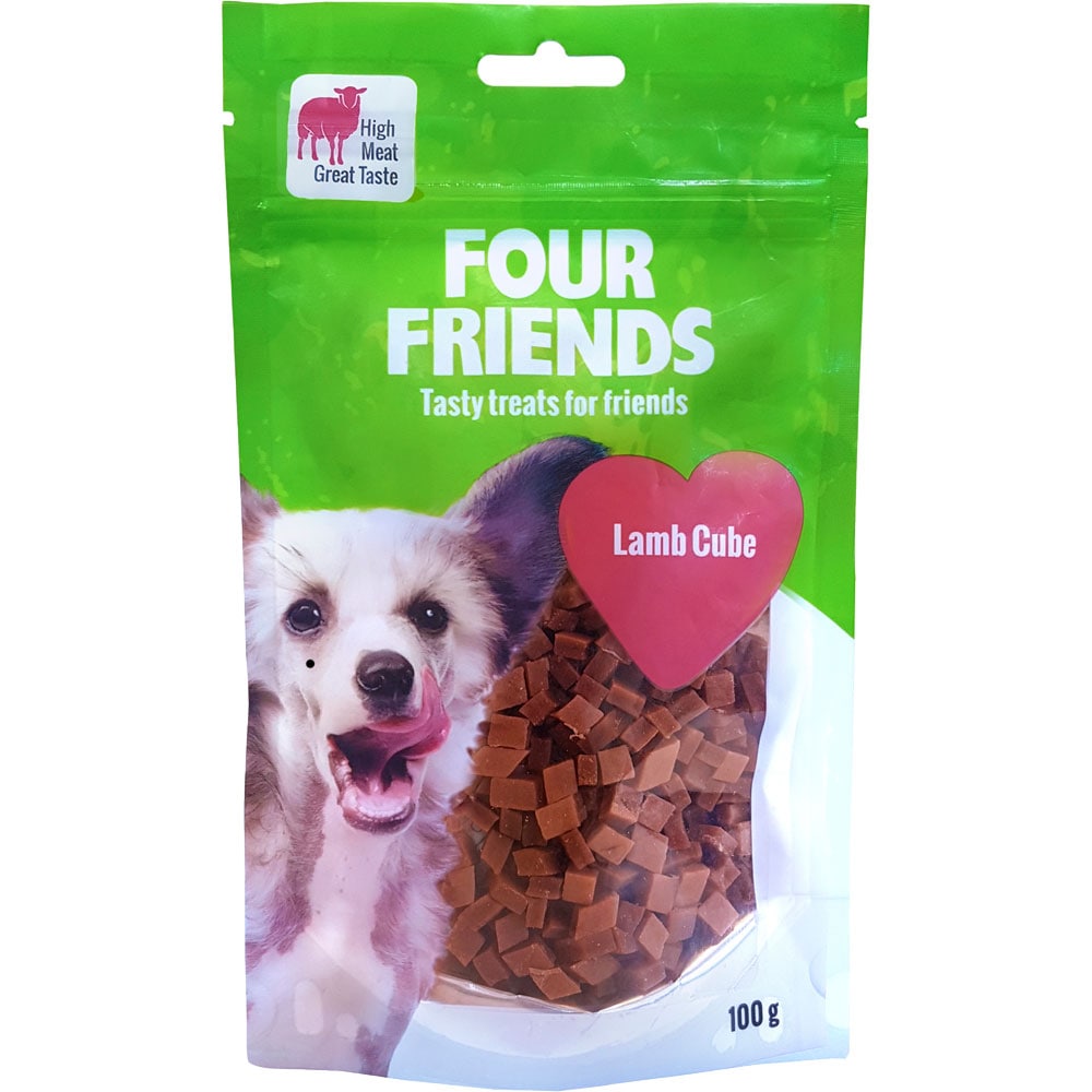 Hundgodis  Lamb Cube FourFriends