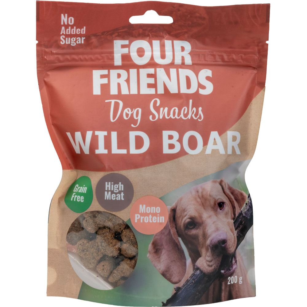 Hundgodis  Dog Snacks Wild Boar FourFriends
