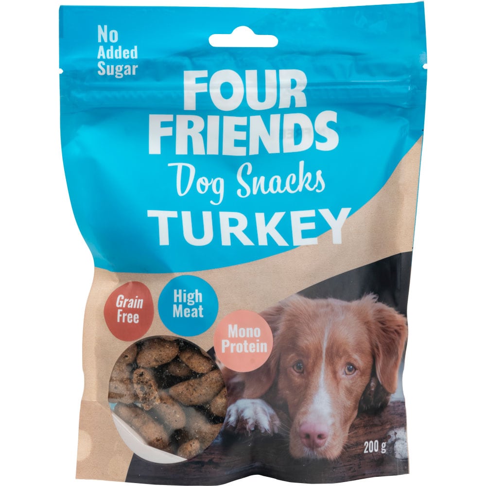 Hundgodis  Dog Snacks Turkey FourFriends