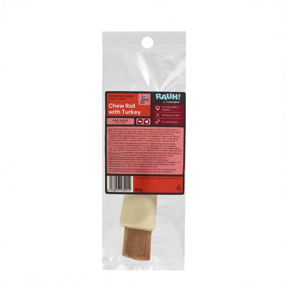 Hundtugg  Chew Roll with Turkey RAUH!®